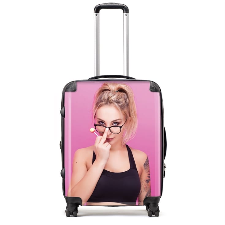 personalised travel suitcase