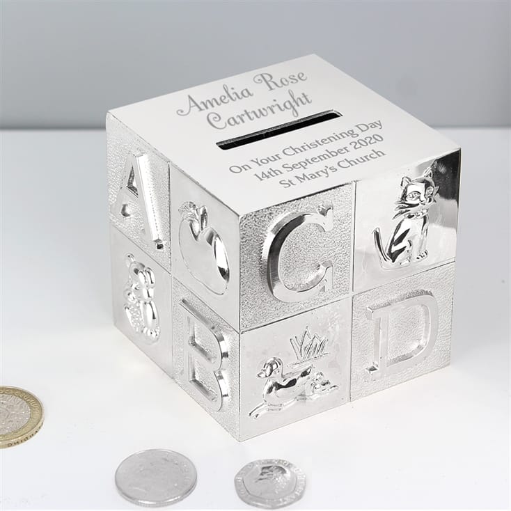 personalised boys money box