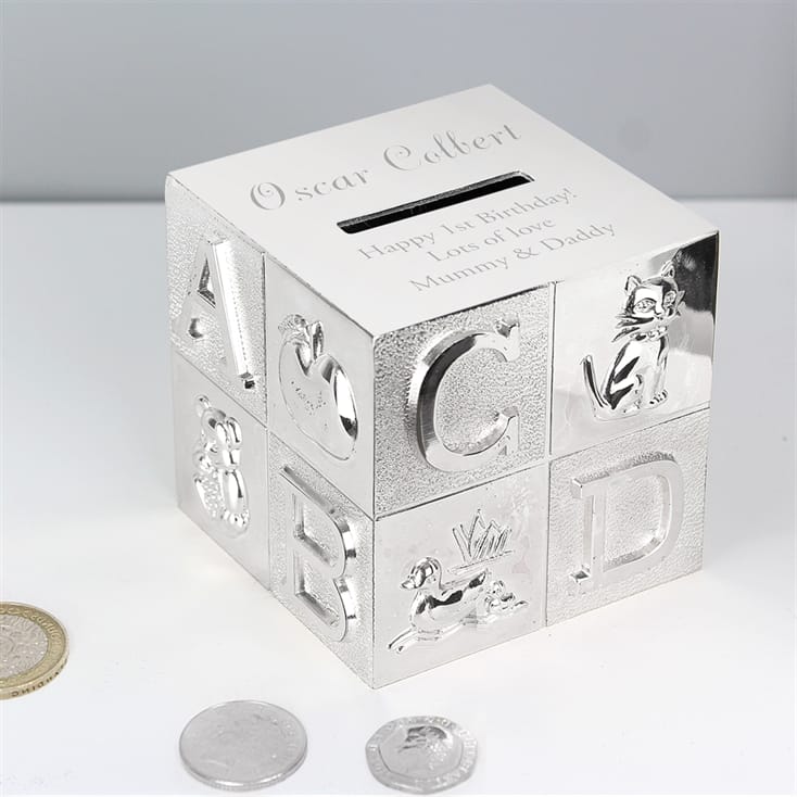 personalised boys money box