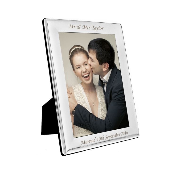 Personalised Silver Photo Frame 7 X 5 Find Me A Gift