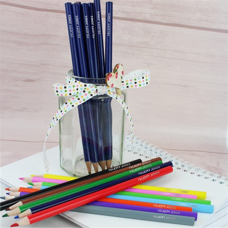 Pack of Personalised Colouring Pencils