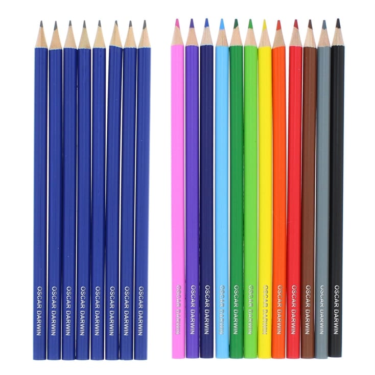 Pack of Personalised Colouring Pencils