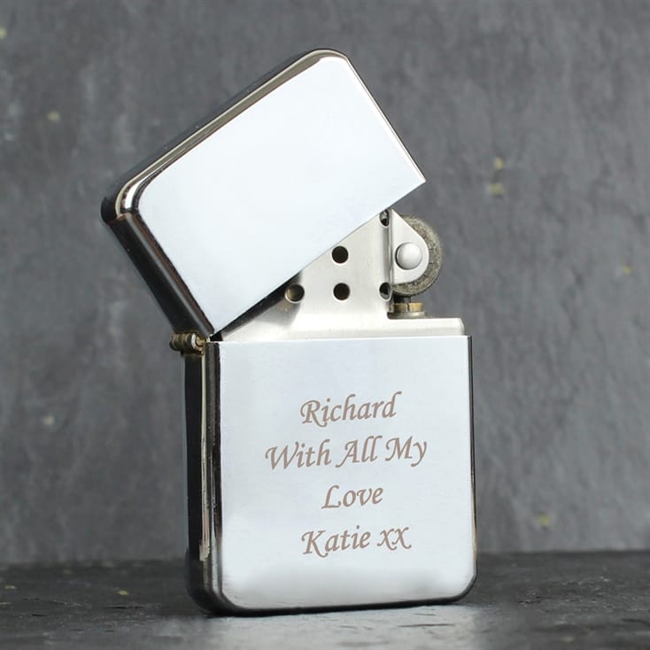 Personalised Silver Lighter Find Me A Gift