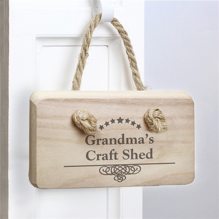 personalised wooden sign