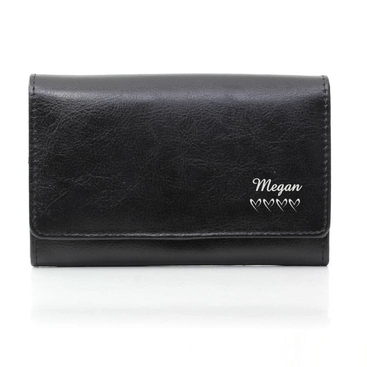 personalised leather purse