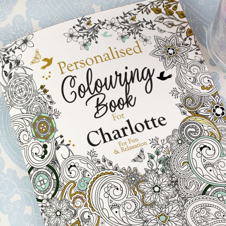 Personalised Colouring Book For Adults
