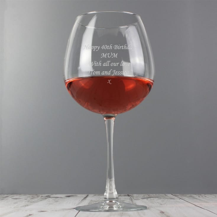 Giant Wine Glass Personalised Find Me A Gift