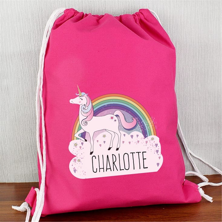 Personalised Unicorn Swim and Kit Bag
