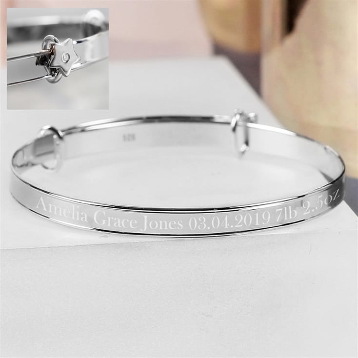 childs silver bangle