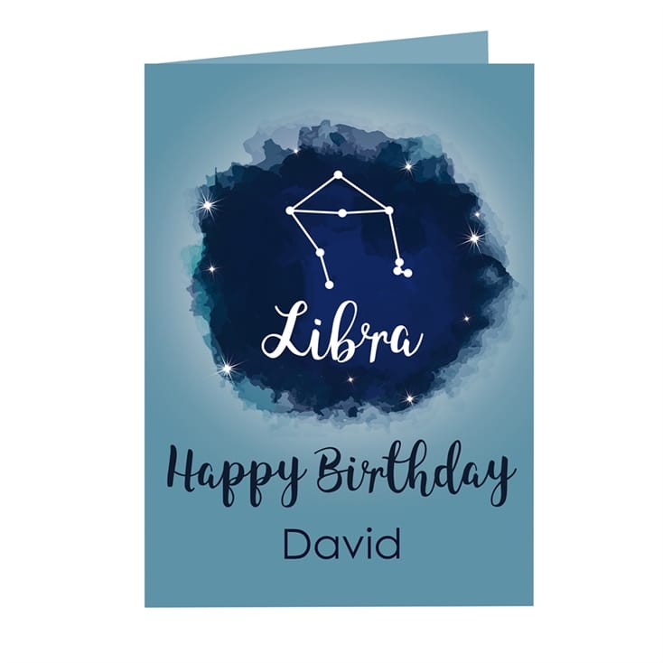 Personalised Zodiac Birthday Cards