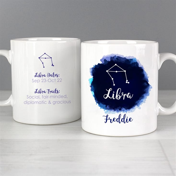 Personalised Zodiac Birthday Mugs