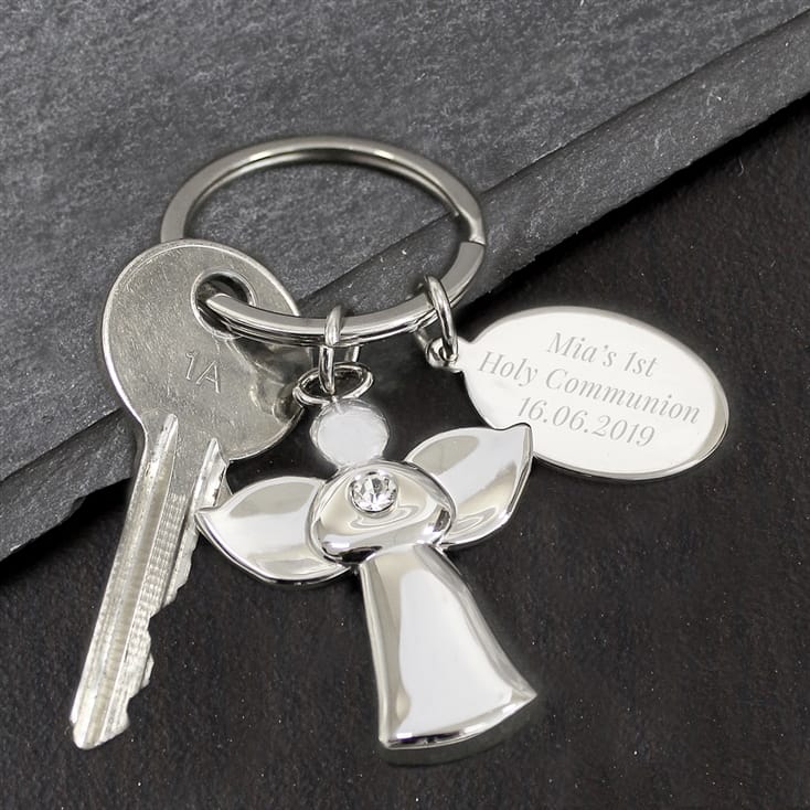 Personalised Guardian Angel Keyring Find Me A Gift