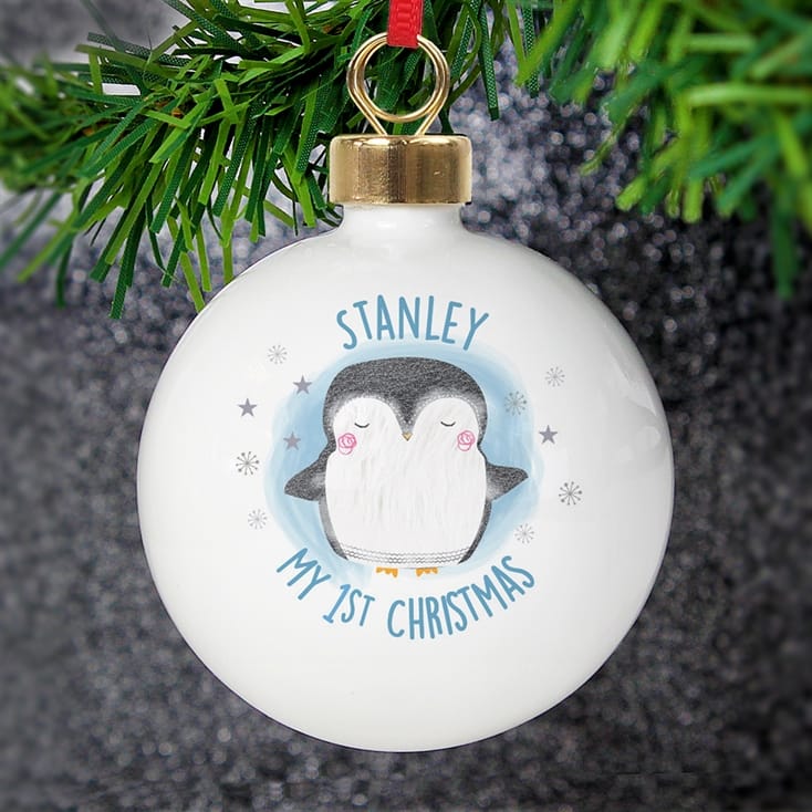 Personalised 'My 1st Christmas' Bauble