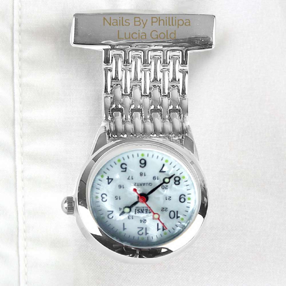 Personalised Nurse's Fob Watch