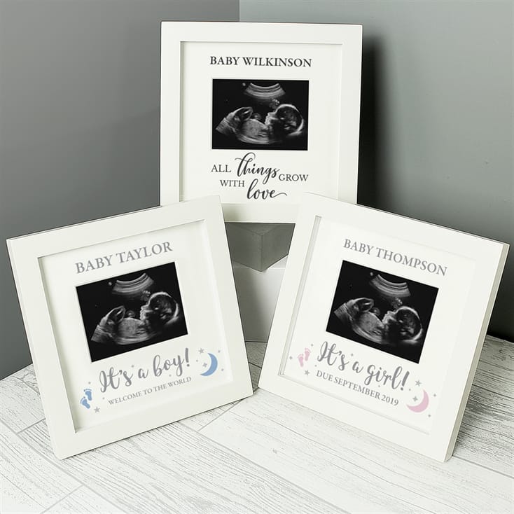 baby scan personalised frame