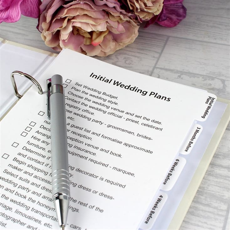 Personalised Wedding Planner | Find Me A Gift