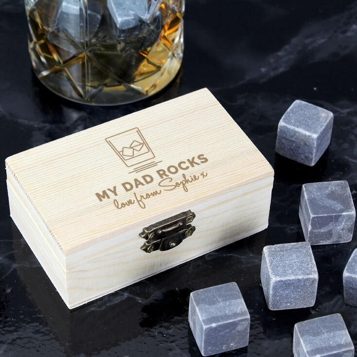 Personalised On The Rocks Whisky Stones