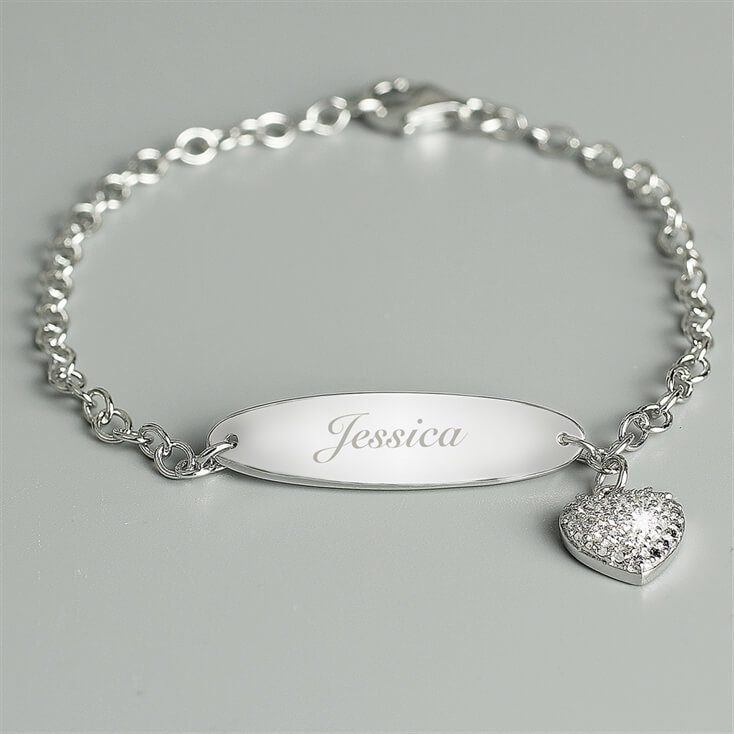 Personalised Children's Silver Bracelet