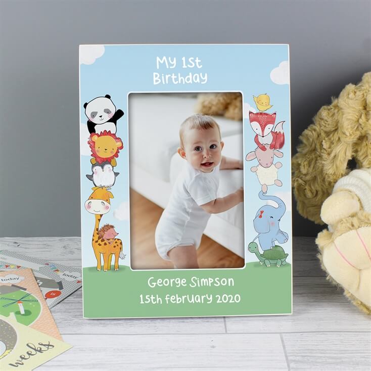 Personalised Baby Animals Photo Frame