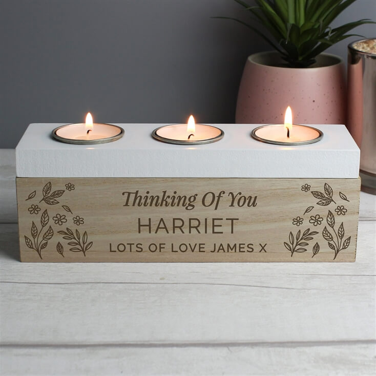 Personalised Floral Thinking of You Gifts Find Me A Gift