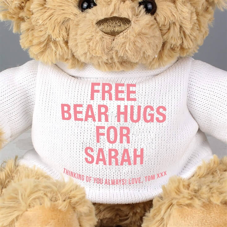 Personalised Hug and Cuddle Bears
