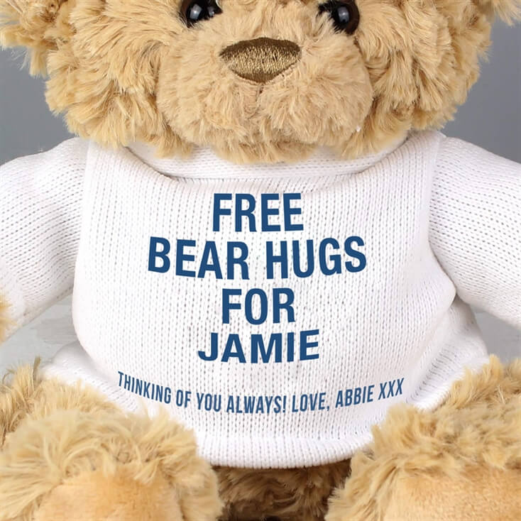 Personalised Hug and Cuddle Bears