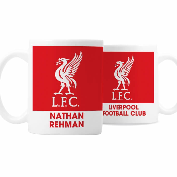 Personalised Football Club Bold Crest Mugs