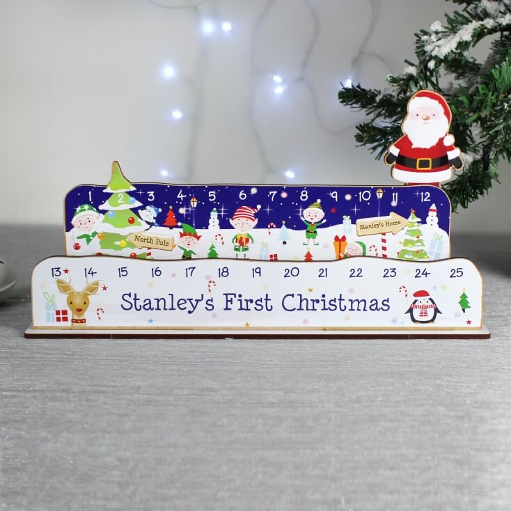 Personalised Make Your Own Santa Christmas Advent Countdown Kit