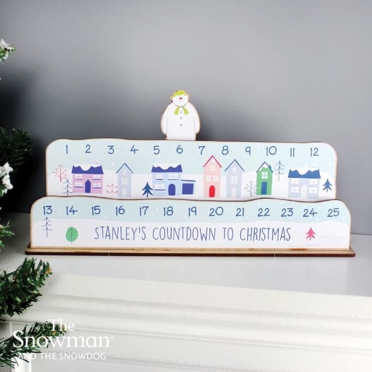 Personalised Make Your Own The Snowman Christmas Advent Countdown Kit