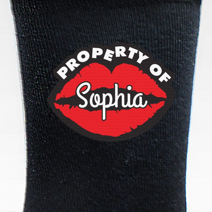 Personalised Property Of Socks