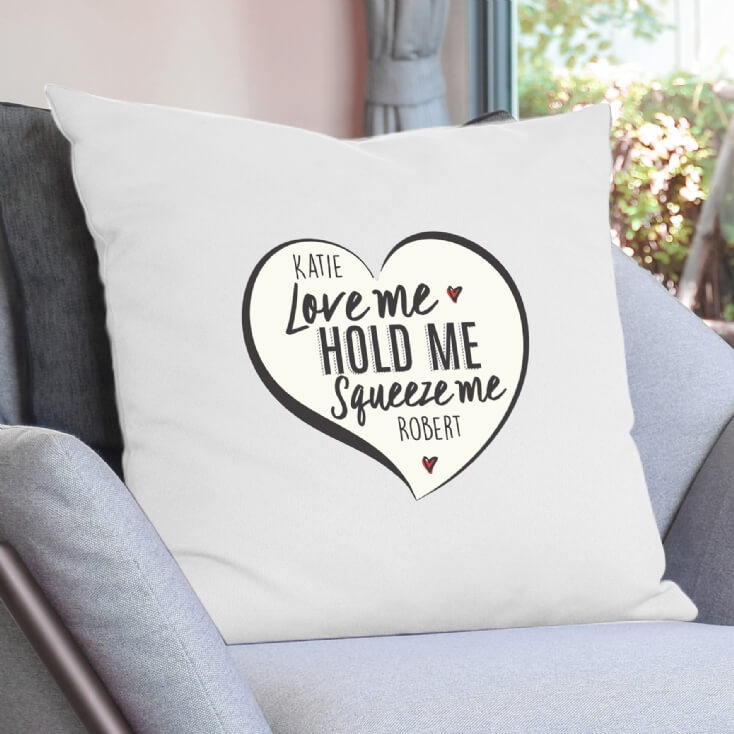 Personalised Squeeze Me Cushion