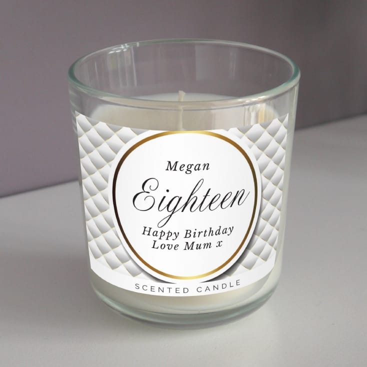 Personalised Gorgeous Scented Candle