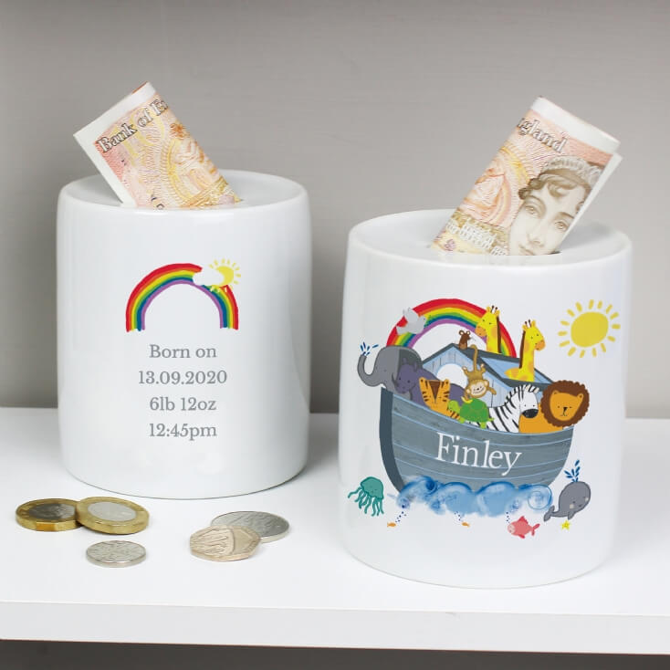 Personalised Ceramic Money Boxes Find Me A Gift