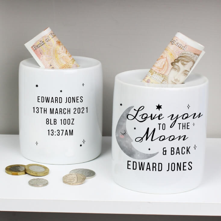 Personalised Ceramic Money Boxes Find Me A Gift