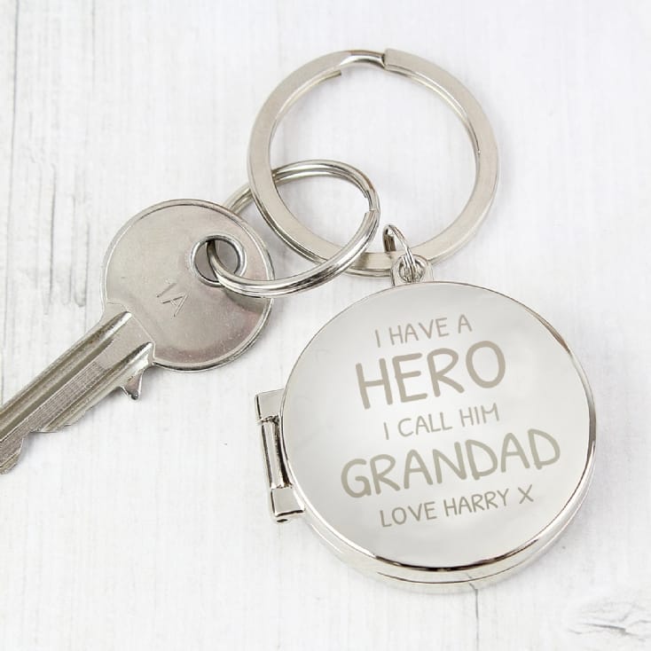 Personalised I Have a Hero Keyring