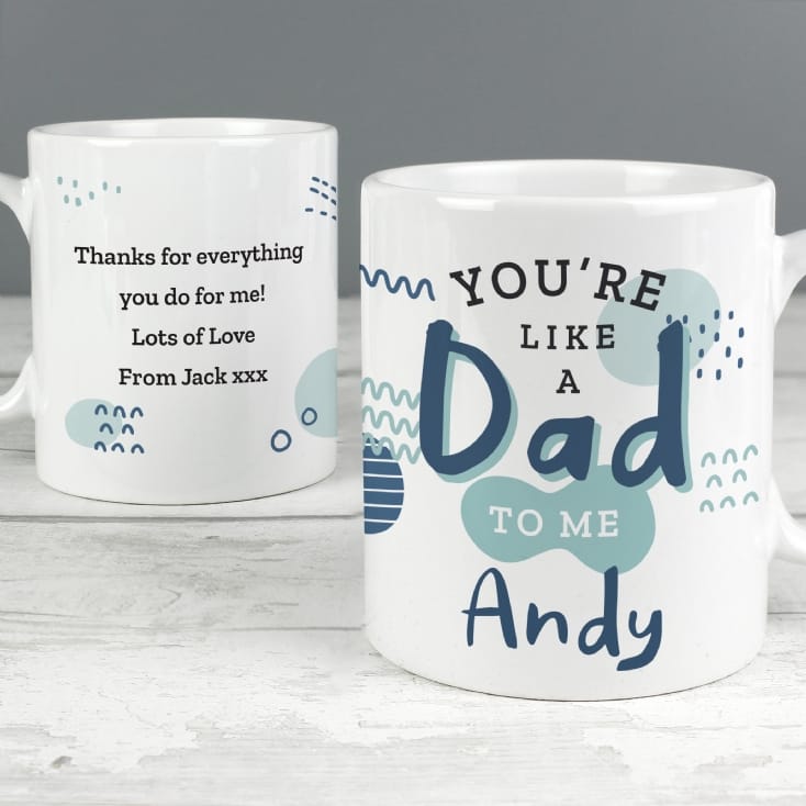 Personalised Like a Dad to Me Mug
