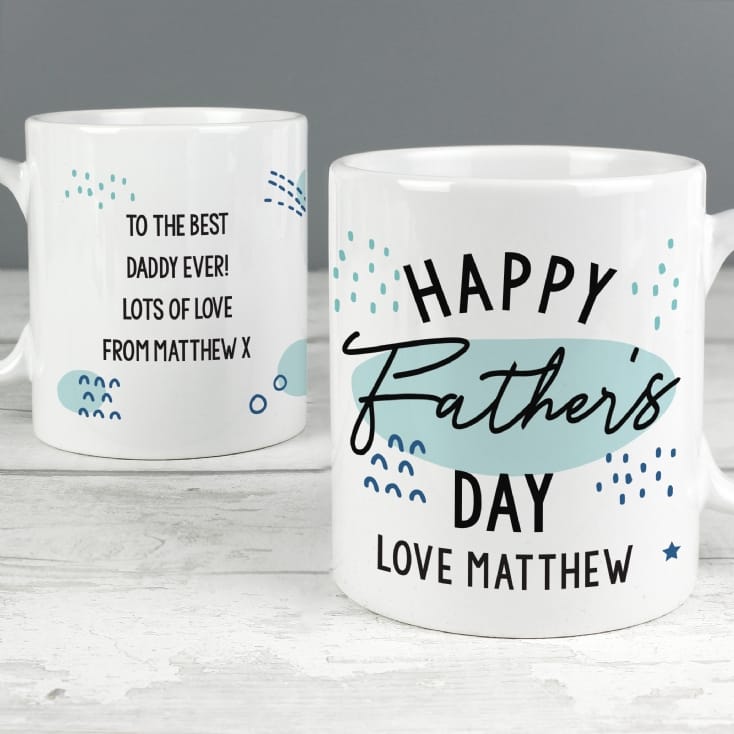 Happy fathers day mug hot sale