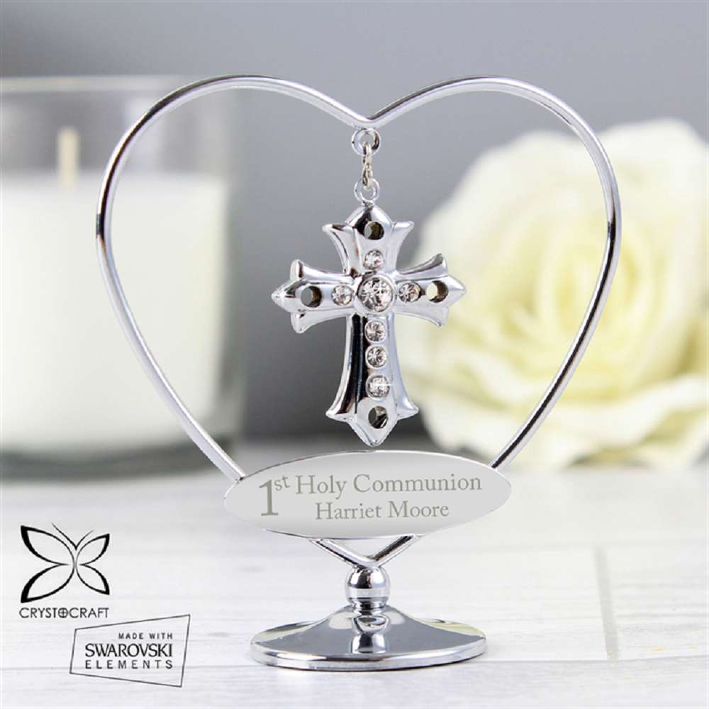 Personalised First Holy Communion Cross Ornament