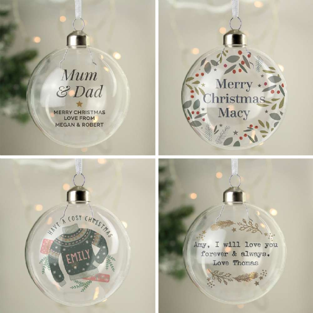 Personalised photo shop bauble