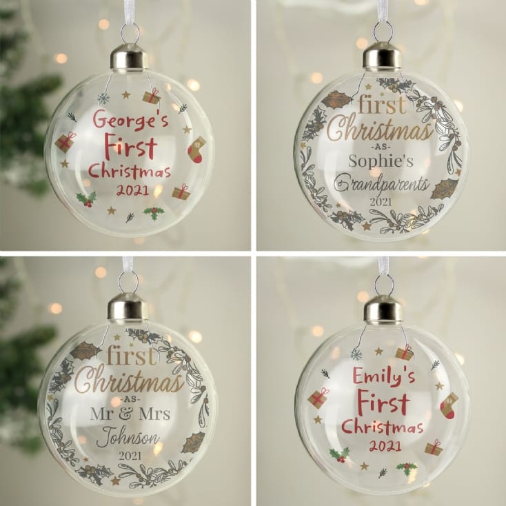 1st christmas baubles online