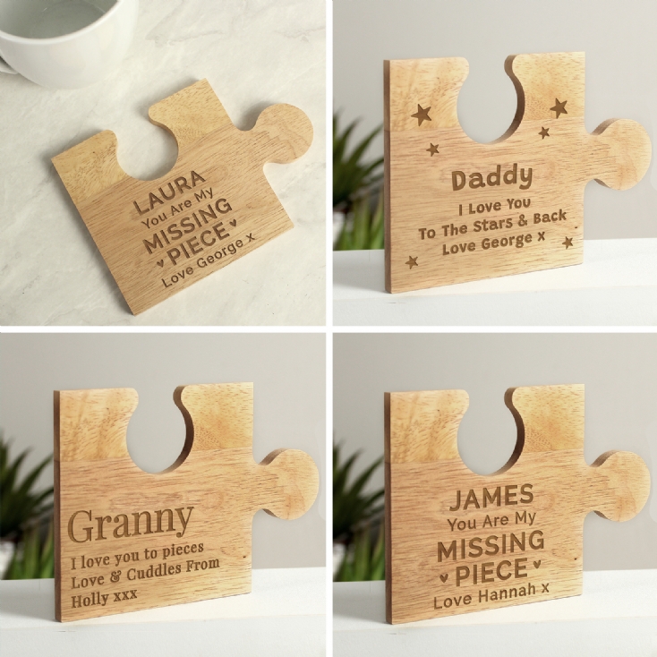 Personalised wooden jigsaw clearance