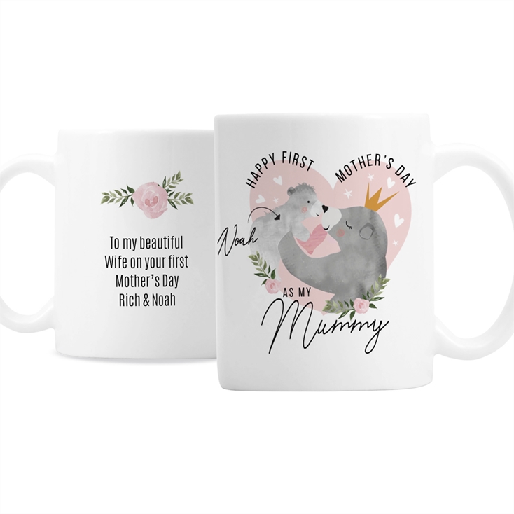 Personalised Mama Bear 1st Mother's Day Mug