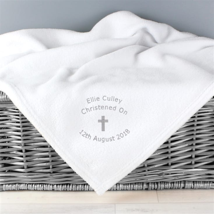 Personalised Christening Blanket Find Me A Gift
