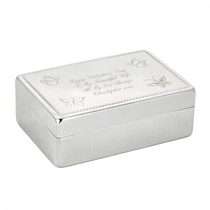 Engraved jewellery hotsell boxes