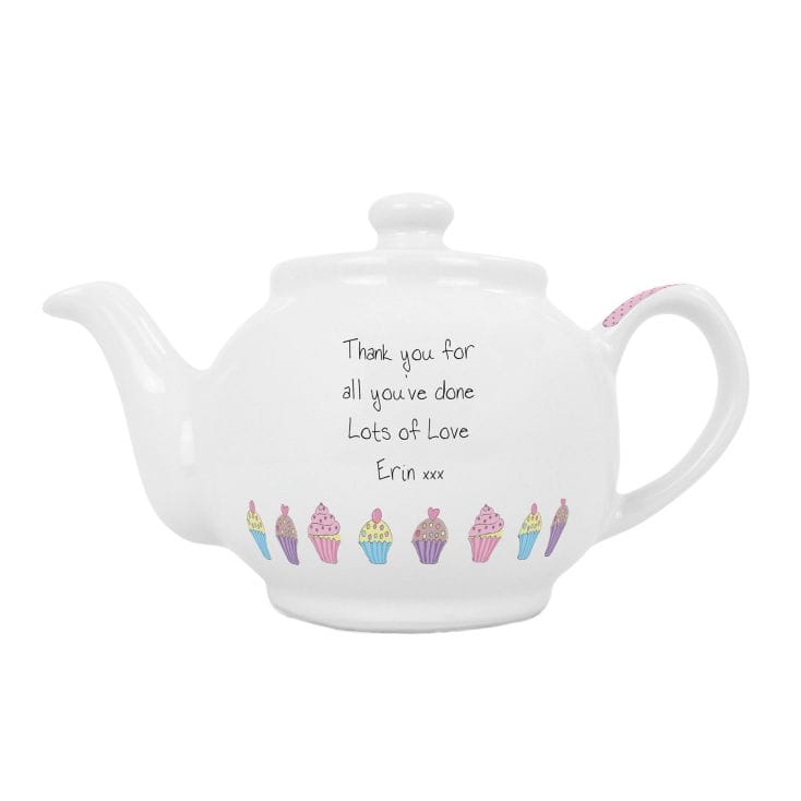 Personalised Cupcake Teapot for One Find Me A Gift