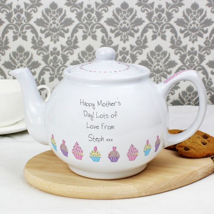 Personalised Cupcake Teapot for One Find Me A Gift