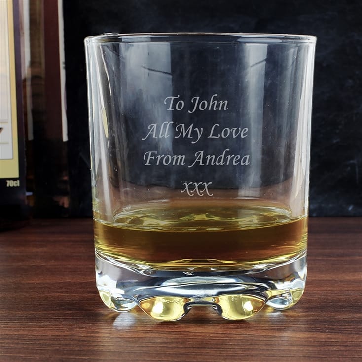 Personalised Whiskey Glass Find Me A Gift