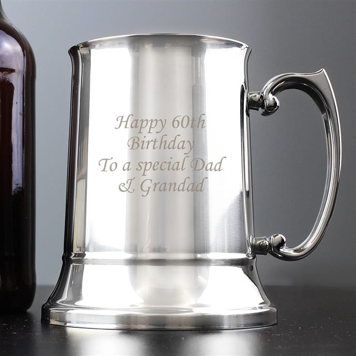 Stainless Steel Personalised Tankard