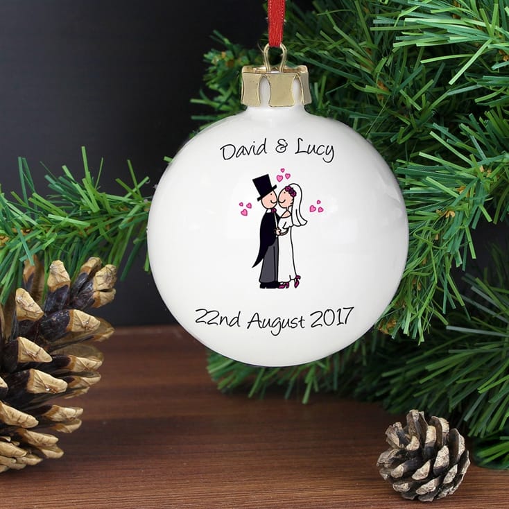 Wedding shop christmas bauble