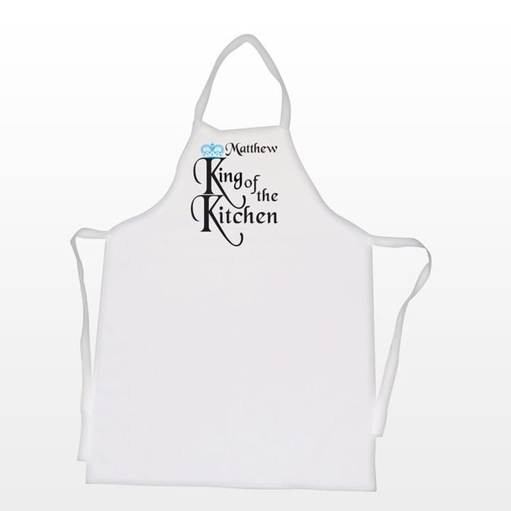 King of the Kitchen' Personalised Apron